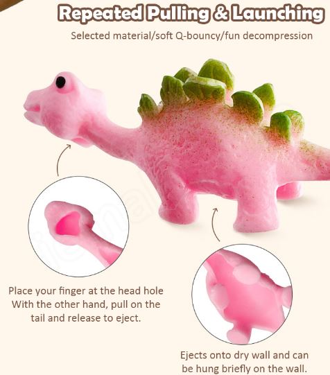 Dino Slingshot Finger Toys — Mini Launcher Set for Kids & Adults