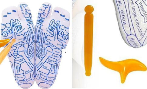 Reflexology Massage Socks with Tool — Foot Therapy Set for Men & Women