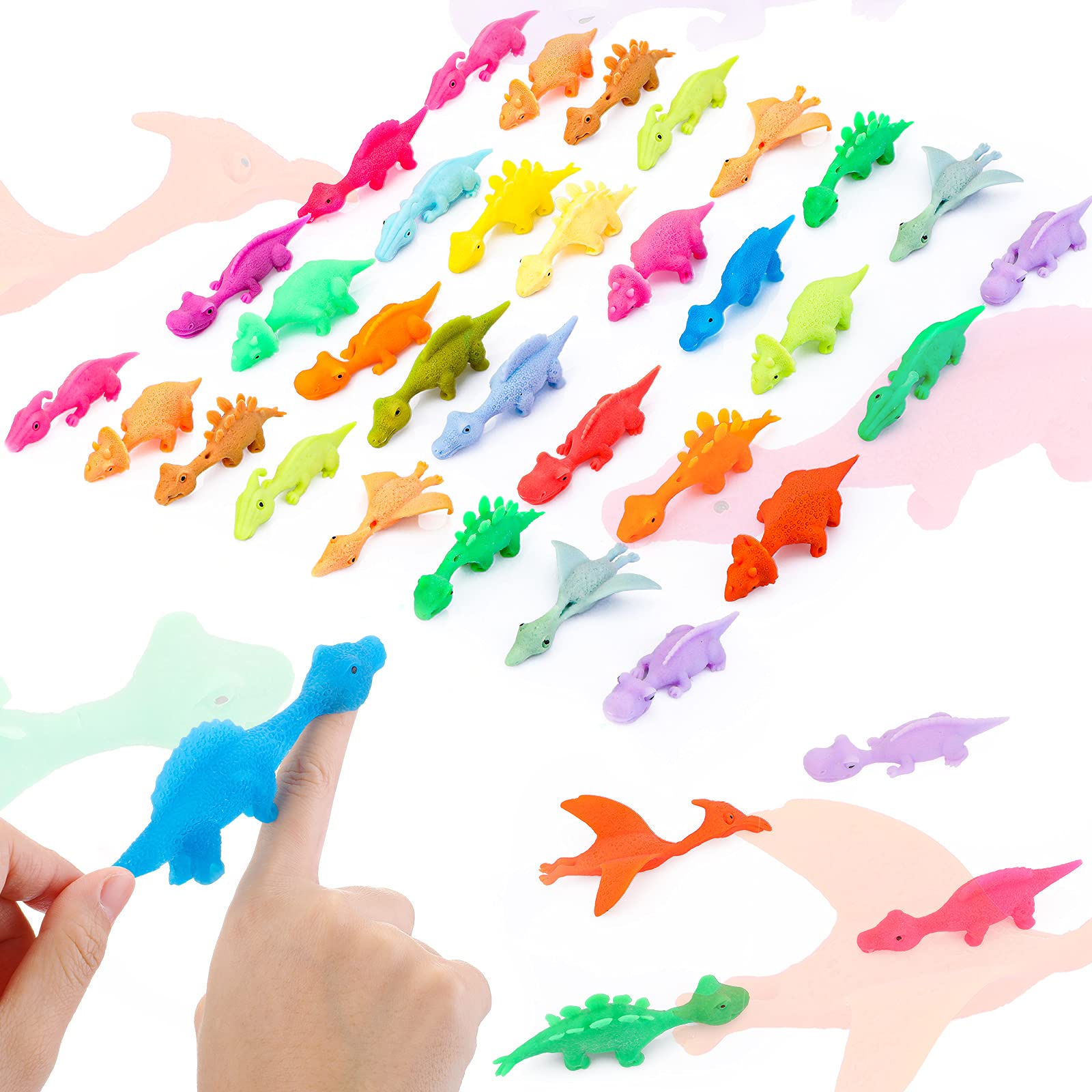 Dino Slingshot Finger Toys — Mini Launcher Set for Kids & Adults