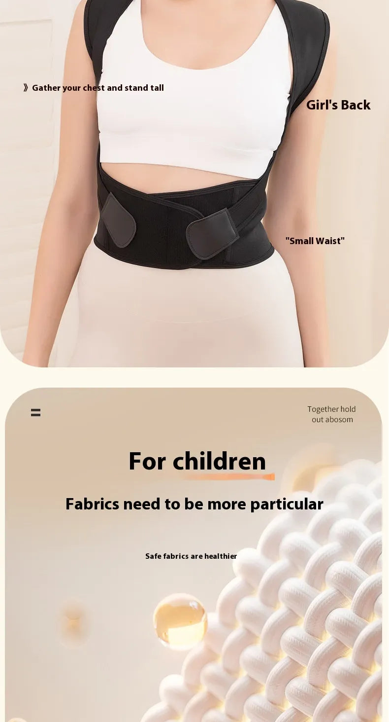 Adjustable Back Posture Corrector Band — Breathable & Invisible Support for Men & Women