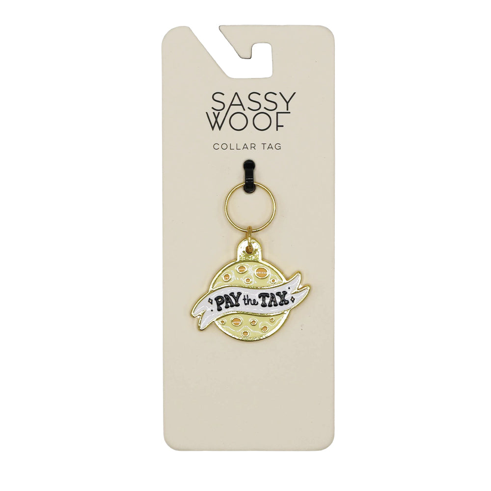 Collar Tag - Cheese Tax