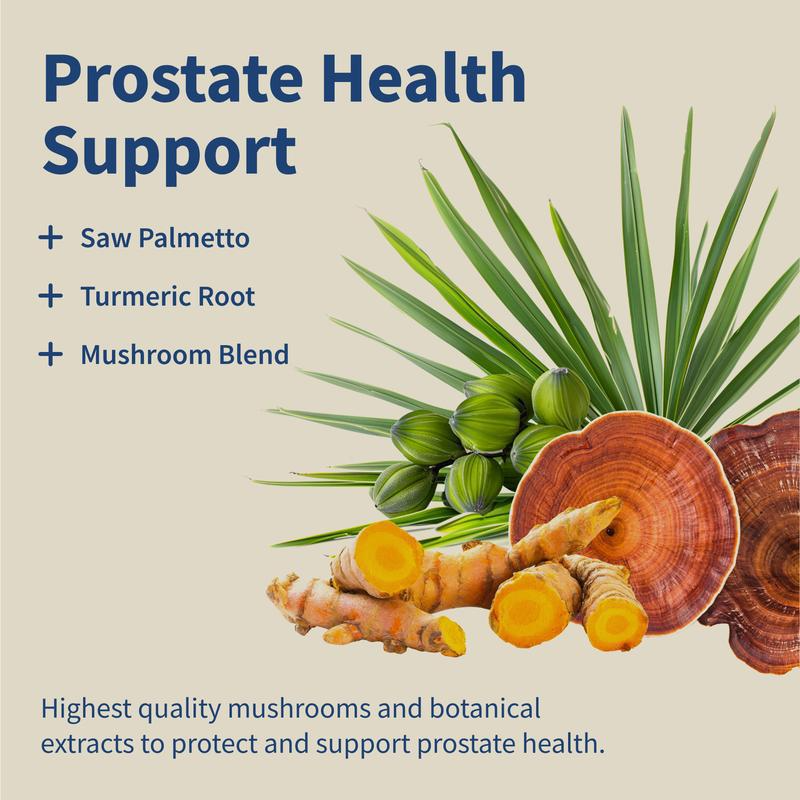 Nitric Oxide & Saw Palmetto Supplement Set — Energy, Stamina & Prostate Support