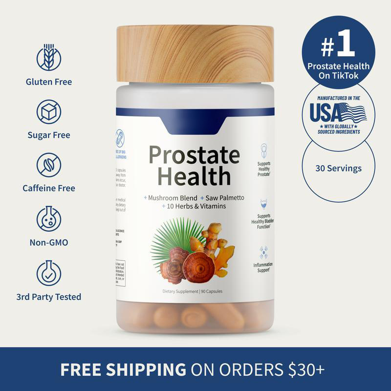 Nitric Oxide & Saw Palmetto Supplement Set — Energy, Stamina & Prostate Support