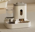 Automatic Pet Feeder & Water Dispenser — 2-in-1 Feeding Station for Dogs & Cats