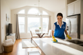 Professional cleaning service - bright clean space